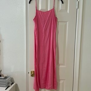 Lou & Grey Plink slip midi dress size m